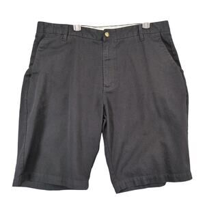 Volcom Black Bermuda Shorts Men's 38x10.5" Y2K Streetwear Skater Surfer Grunge